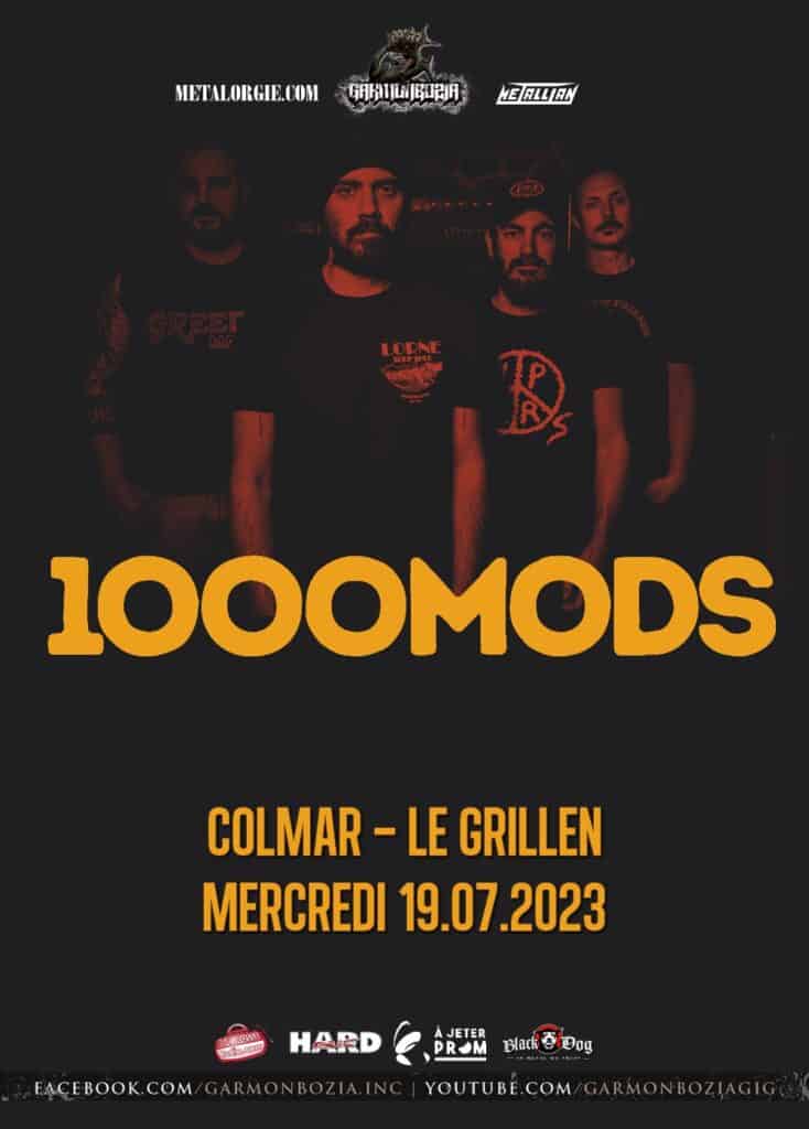 1000MODS : En concert à Colmar le 19 juillet