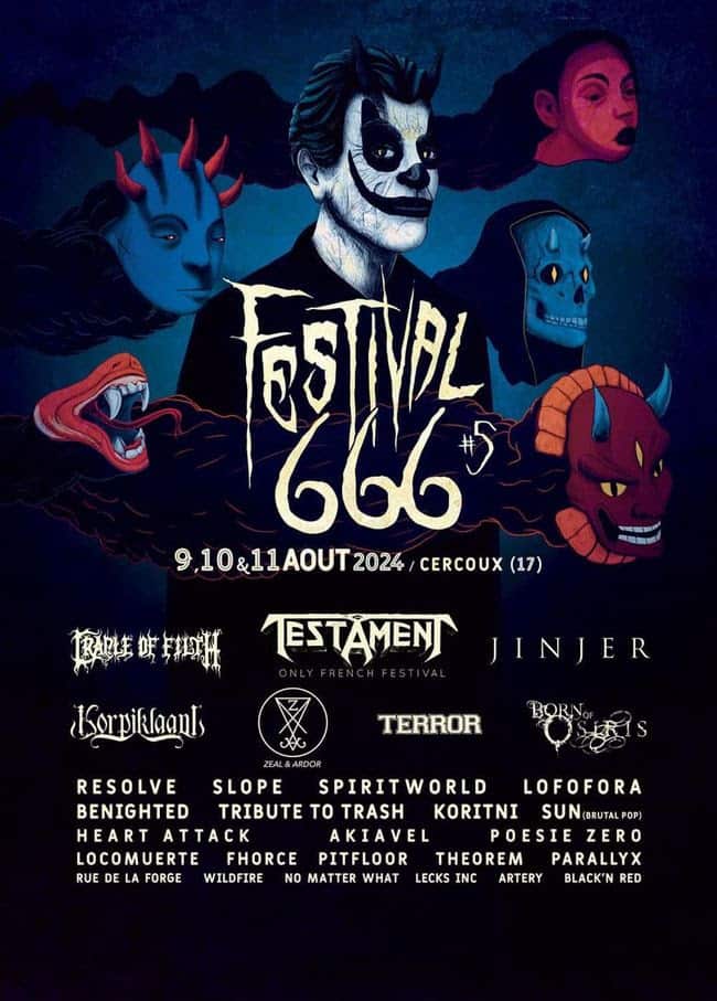 Festival 666 : l’affiche 2024 dévoilée !
