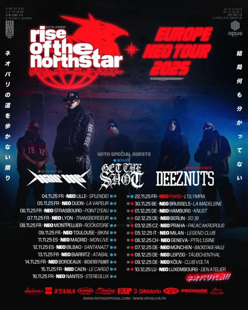 RISE OF THE NORTHSTAR - EUROPE NEO TOUR