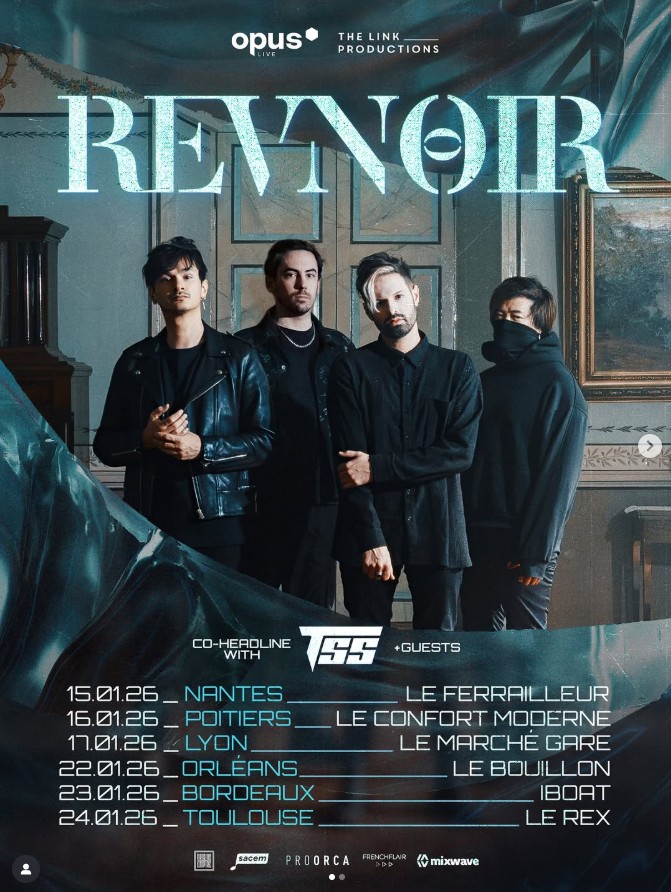 REVNOIR - TOURNEE 2026 ET SORTIE EP