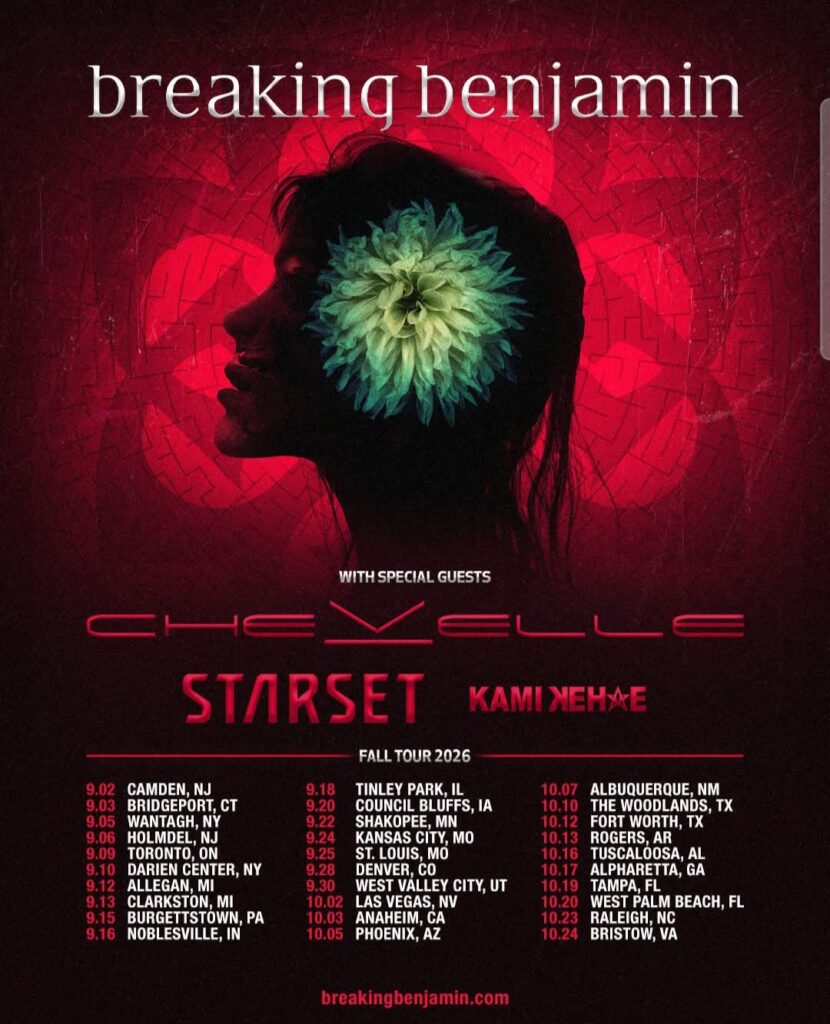 BREAKING BENJAMIN EN TOURNEE AVEC STARSET